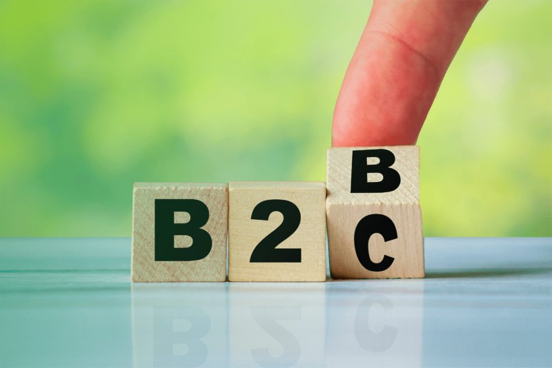 A principal diferença entre B2B e B2C